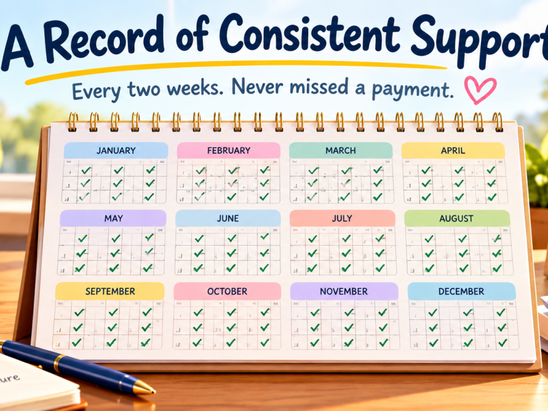 An image showing Kaylee Bekiaris Child Support is Paid in Full