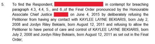KAM breached order